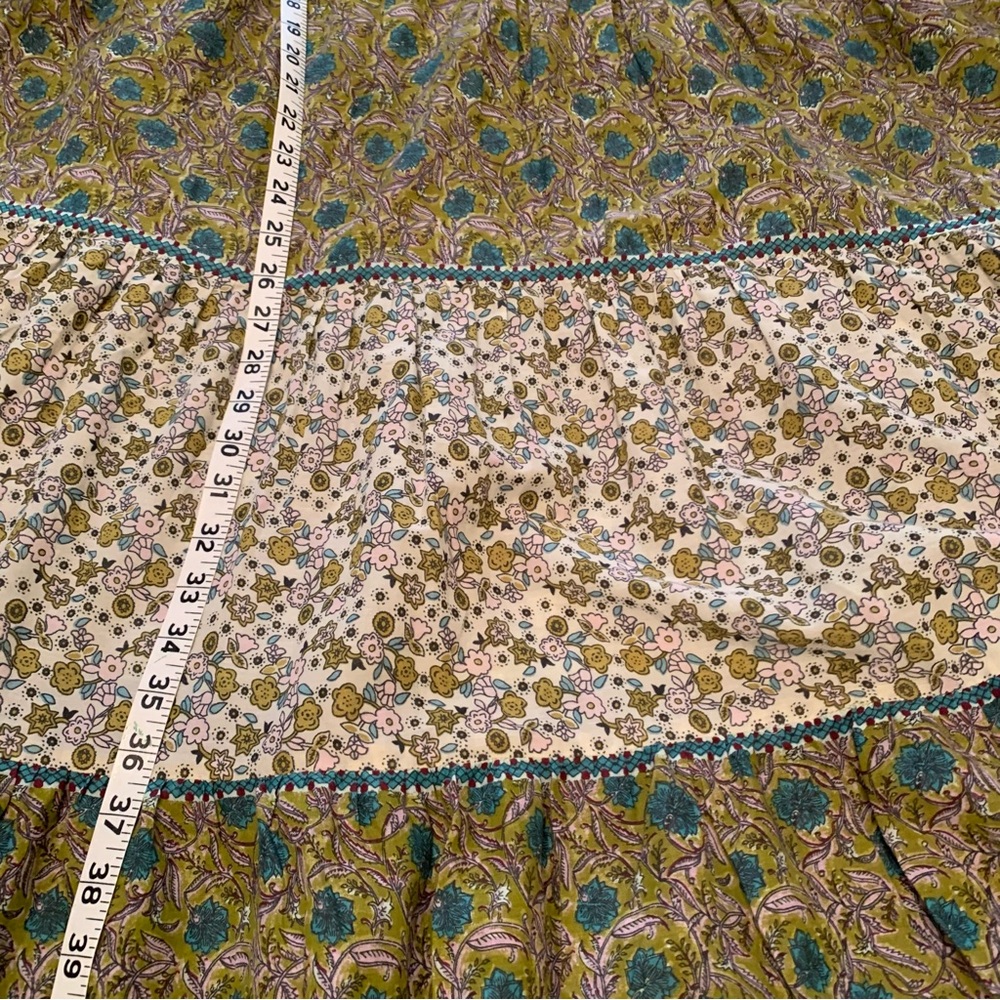Natural Life cotton floral multicolor printed maxi oversized Boho dress size S - Picture 13 of 13